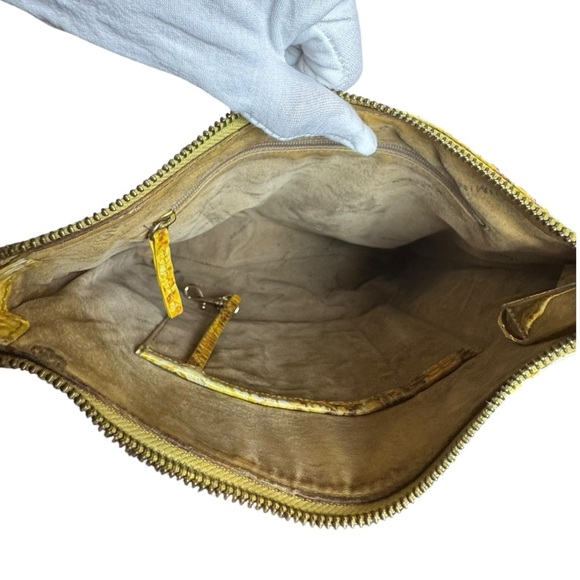 Brahmin Katie Crossbody Canary Yellow Ombré Bag - Picture 9 of 15